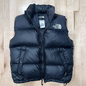 The North Face Nuptse Puffer Vest 700 Goose Down Black Women’s M